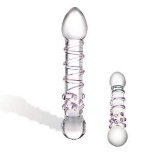 Glas - Spiral Staircase Full Glass Dildo