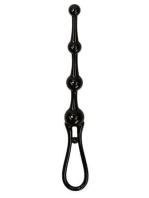 BUBBLE WAND BUTT BEADS BLACK