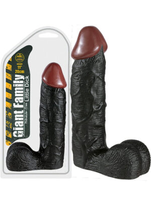 Giant Family Little Dick 11 inch Black Dong