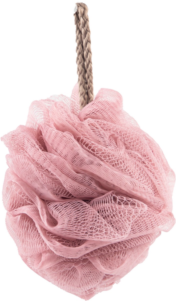 Bathmate Mesh Sponge 40g, Mauve Rope